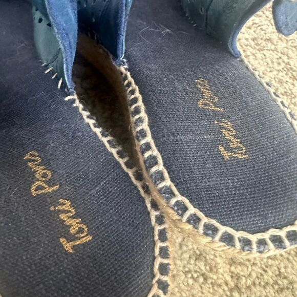 Toni Pons Blue Suede Slingback Espadrille Sandals 41 - Picture 5 of 7